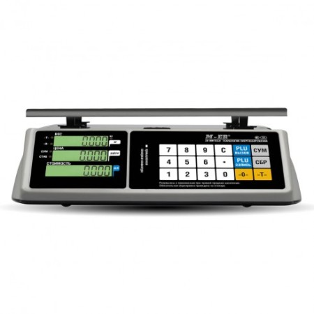 Торговые настольные весы M-ER 328 AC "TOUCH-M" LCD RS232 и USB						