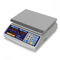 Торговые настольные весы M-ER 329 AC IP68 "Fisher" LЕD						